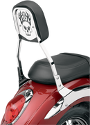 COBRA Tall Backrest Insert with Skull Logo for Cobra Sissy Bars - Part 02-5052