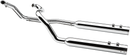 COBRA True Dual Headpipes for Harley Davidson FL '07-'08, Chrome, Part No. 6251