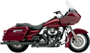 COBRA Dual Speedster Exhaust System for '10-'16 Harley Dresser – Black with Billet Tip – Part Number 6973B