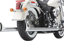 COBRA True Dual Fishtail Exhaust System for Harley-Davidson Softail '97-'06 - Part Number 6987