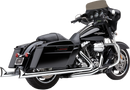 COBRA Dual Speedster Exhaust Chrome Fishtail for 2017-2019 Harley-Davidson Dresser - Part 6975