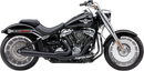 COBRA El Diablo Exhaust System for Motorcycles - Model 6475B with Black Machined Aluminum Tip