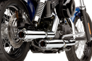 COBRA 3-Inch RPT Mufflers for '95-'17 FXD by Cobra – Chrome Part 6055