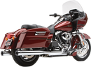 COBRA RPT 3-inch Chrome Mufflers for Harley Davidson Bagger 1995-2016 - Part No. 6070