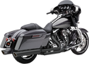 COBRA 909 4-Inch Black Mufflers for Harley Bagger 1995-2016 – Part Number 6106RB