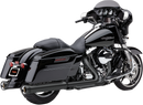 COBRA Neighbor Hater Mufflers for 1995-2016 Harley Davidson Bagger – Black 6107RB