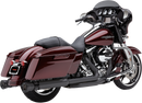 COBRA Race Pro Mufflers - Black Finish with Slip-On Mounting - Part Number 6216RB