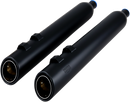 COBRA 6268RB Uppercut Mufflers for Harley-Davidson FL 1995-2016 with Black Finish
