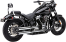 COBRA RPT Mufflers for Harley Softail - Chrome (Part 6057)