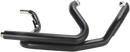 COBRA Powerport Dual Headpipes with Dual Bungs – Black for 6253DBRB1