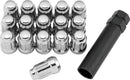 QuadBoss Spline Lug Nuts M12x1.25 65mm Chrome for Powersports Vehicles
