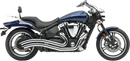COBRA Speedster Swept Exhaust for Yamaha Road Star Warrior - Chrome Part 2222