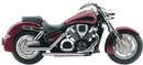 COBRA Dragster Exhaust for Honda VTX1800 1626T - Sleek 2-1/2" Heat Shielded Drag Pipes