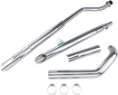COBRA V-Star 650 Drag Mufflers 2264 - Performance Exhaust with Removable Power Cores
