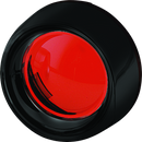 Kuryakyn Deep Dish Turn Signal Bezels with Red Lenses for Harley-Davidson Models Part