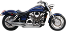 COBRA Angled Slashcut Exhaust for Honda VTX1800C/F - Chrome - Part 1675SC
