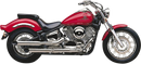 COBRA Slashcut Mufflers for V-Star 1100 by COBRA - Part Number 2167SC