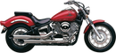 COBRA Classic Deluxe Exhaust for Yamaha V Star 1100 - Chrome (Part