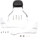 COBRA Short Sissy Bar for Suzuki 02-5825 – Chrome Steel Passenger Backrest with Mounting Brackets