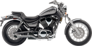 COBRA Slashcut Mufflers with Chrome Finish for Metric Cruiser Models (Part
