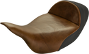 SADDLEMEN Lariat Solo Seat - Extended Reach - Distressed Brown - FL '08-'24 808-07B-0041EXT