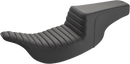 SADDLEMEN Step-Up Seat - Front Tuck-n-Roll - Black 897-07-171