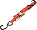 PARTS UNLIMITED Heavy-Duty Ratchet Tie-Down - 1" x 6' - Red 131021