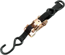 PARTS UNLIMITED Heavy-Duty Ratchet Tie-Down - 1" x 6' - Black 131022