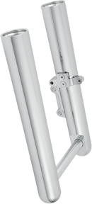 ARLEN NESS Fork Legs - Chrome - Hot Legs - Custom Single Disc - Smooth - '00-'06 FLST 06-554