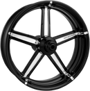 PERFORMANCE MACHINE (PM) Formula Front Wheel – Dual Disc with ABS – 18x5.5 in Platinum Cut™ – Part No. 1204-7814R-FRM-BMP