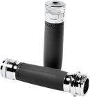 PERFORMANCE MACHINE Vision Series Contour LED Turn Signal Grips - Chrome, Part