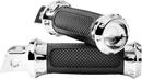Performance Machine Overdrive Driver Foot Pegs Chrome for Harley Davidson FL/FX - Part 0035-1243M-CH