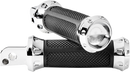 Performance Machine Overdrive Passenger Foot Pegs in Chrome for Harley-Davidson FL/FX 0035-1245M-CH