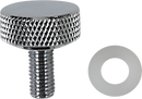 DRAG SPECIALTIES Seat Knob - Smooth - Chrome - 1/4"-28 370280
