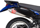 Yoshimura RS-2 Header/Canister/End Cap Exhaust Slip-On for Kawasaki KLR650 (2003-2012)