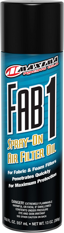 MAXIMA RACING OIL Fab1 Filter Oil - 13 oz. net wt. - Aerosol 61920