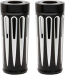 ARLEN NESS Fork Boot Covers - +2" - Black Anodized - Deep Cut - FL 20-029