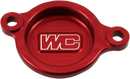 WORKS CONNECTION Honda 27-006 Oil Filter Cover in Red
