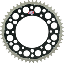 RENTHAL Twinring™ Rear Sprocket - 50 Tooth - Black - Honda 1540-520-50GPBK