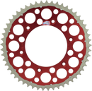 RENTHAL Twinring™ Rear Sprocket - 49 Tooth - Red - Honda 1540-520-49GPRD