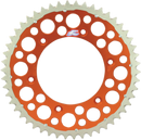 RENTHAL Twinring™ Rear Sprocket - 48 Tooth - Orange 2240-520-48GPOR