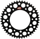 RENTHAL Twinring™ Rear Sprocket - 48 Tooth - Black - Yamaha 1500-520-48GPBK