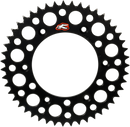 RENTHAL Rear Sprocket - Aluminum - 48 Tooth - Black - Honda 154U-520-48GRBK