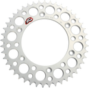 RENTHAL Rear Sprocket - Aluminum - 45 Tooth - Silver 224U-520-45GPSI