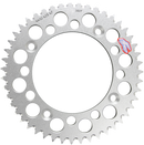 RENTHAL Rear Sprocket - Aluminum - 47 Tooth - Silver - Gas Gas/Husqvarna/KTM 441U-428-47GPSI