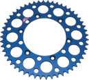 RENTHAL Rear Sprocket - Aluminum - 50 Tooth - Blue - Yamaha 150U-520-50GBBU