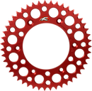 RENTHAL Rear Sprocket - Aluminum - 56 Tooth - Red - Honda 189U-420-56GRRD