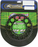 RENTHAL Rear Sprocket - Aluminum - 51 Tooth - Black - Kawasaki 191U-420-51GEBK