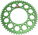 RENTHAL Rear Sprocket - Aluminum - 51 Tooth - Green - Kawasaki 191U-420-51GEGN