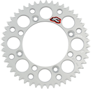 RENTHAL Rear Sprocket - Aluminum - 47 Tooth - Silver - YZ 65 121U-420-47GBSI
